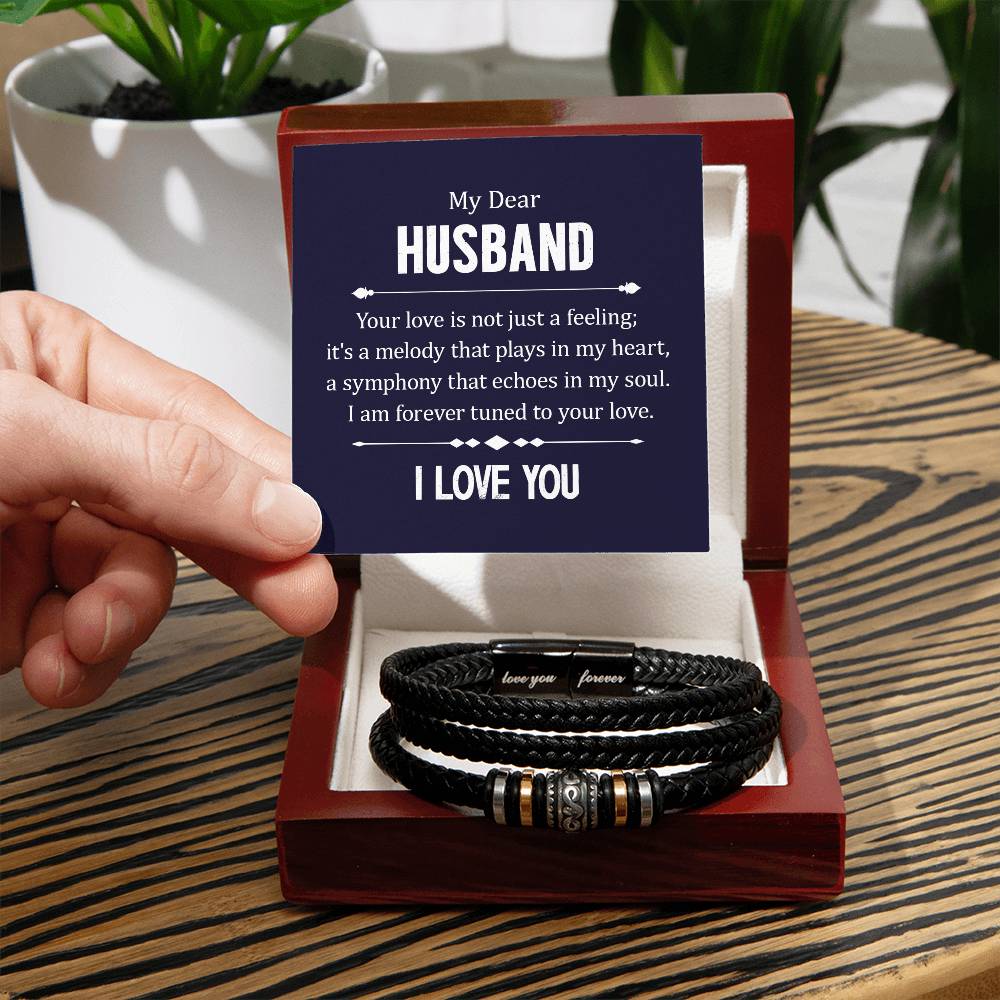 Your Love is not Just a Feeling - Means Leather Bracelet