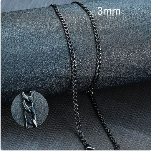 Unisex Stainless Steel Cuban Chains