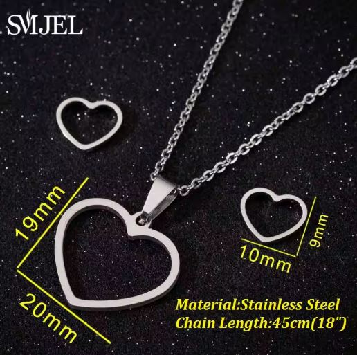 Elegant Heart Pendant Necklaces for Women